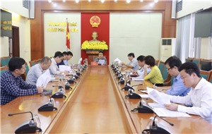 Họp BCĐ triển khai thực hiện dự án Mở rộng tuyến đường nối từ đường Bà Huyện Thanh Quan với đường Bùi Thị Xuân