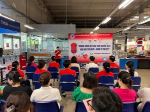 Hội chữ thập đỏ phường Hà Tu: Thực hiện tháng nhân đạo và hưởng ứng các hoạt động Chương trình Hành trình đỏ năm 2023