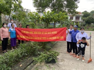 Trạm y tế phường Hà Tu: Phát động vệ sinh môi trường gắn với phòng, chống bệnh sốt xuất huyết