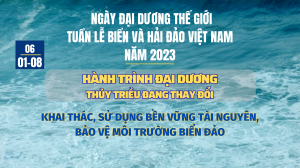 Thông tin tuyên truyền Ngày Đại dương thế giới (8/6) năm 2023