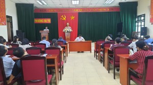 UBND phường Hà Tu: Hội nghị giao ban công tác 6 tháng đầu năm 2023