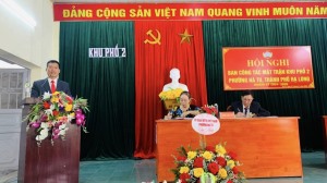 Phường Hà Tu tổ chức thành công hội nghị Ban Công tác Mặt trận khu dân cư, nhiệm kỳ 2024 - 2026