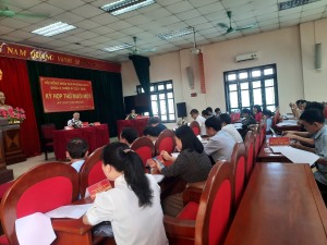 Hội đồng nhân dân phường Hà Tu tổ chức họp thứ 11 (kỳ họp chuyên đề)