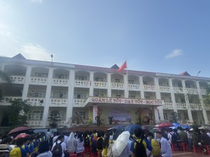 Công an phường Hà Tu tuyên truyền kiến thức về PCCC, Cứu nạn cứu hộ, an toàn giao thông và phòng chống ma túy tại trường THPT Vũ Văn Hiếu