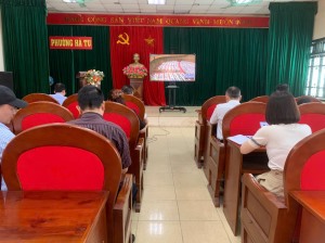 Phường Hà Tu dự hội nghị trực tuyến quán triệt, triển khai thực hiện Nghị quyết Hội nghị lần thứ 11 Ban Chấp hành Trung ương Đảng khóa XIII