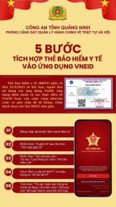 5 bước tích hợp thẻ bảo hiểm y tế vào ứng dụng VNEID